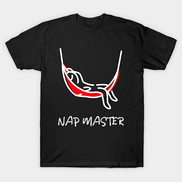 Funny Nap Master Design T-Shirt by New East 